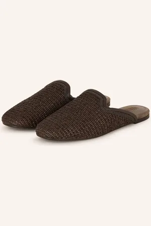 Brunello Cucinelli Mules mit Schmucksteinen