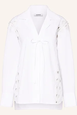 Sandro Bluse mit Lochspitze