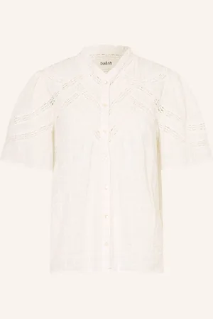 Bash Bluse BARIA mit Lochspitze und Rüschen