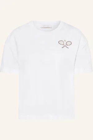 Rich & Royal T-Shirt mit Schmucksteinen