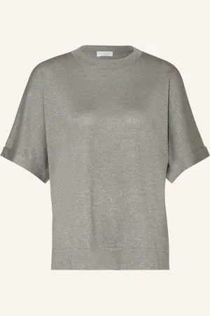 Brunello Cucinelli T-Shirt mit Cashmere und Seide