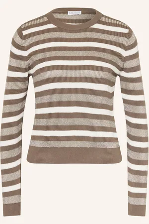 Brunello Cucinelli Pullover mit Glizergarn