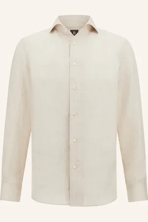 Boggi Milano Leinenhemd Regular Fit