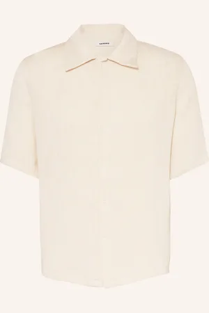Sandro Kurzarm-Hemd Slim Fit mit Plissees