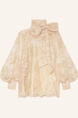 ZIMMERMANN Schluppenbluse ILLUSTRATION aus Spitze