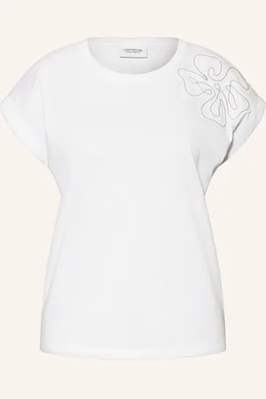 Comma, T-Shirt mit Schmucksteinen