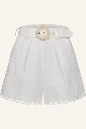 CLAIRE LUISE Hose Floral bestickt