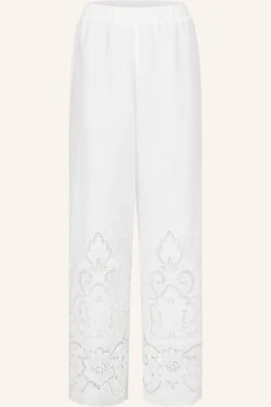 CLAIRE LUISE Hose mit Lochstickerei