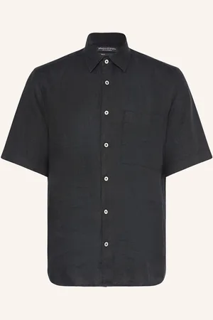 Marc O’ Polo Kurzarm-Hemd Regular Fit aus Leinen