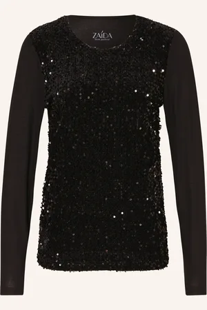 ZAIDA Longsleeve mit Pailletten
