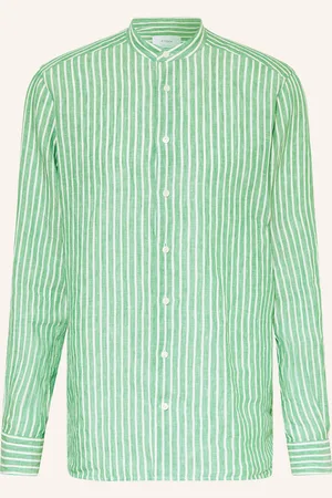 Eton Leinenhemd Regular Fit mit Stehkragen
