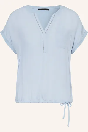 Oui Blusenshirt mit Schmuckperlen