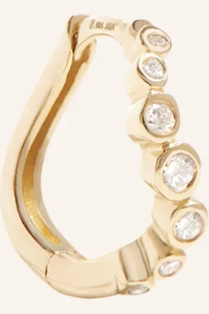 JUULS & KARATS Single Ohrring FLOW HUGGIE 001 by GLAMBOU