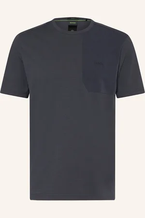 HUGO BOSS T-Shirt PKT GLAMPING im Materialmix