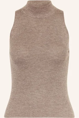 Brunello Cucinelli Stricktop mit Cashmere und Glitzergarn
