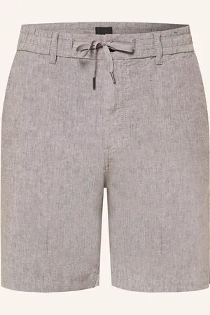 HUGO BOSS Shorts Tapered Fit mit Leinen