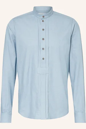 Grasegger Manufaktur Trachtenhemd KOPEKE Extra Slim Fit mit Stehkragen