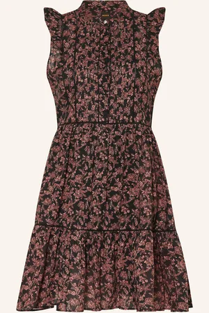 HUGO BOSS Kleid DANTIANA mit Rüschen