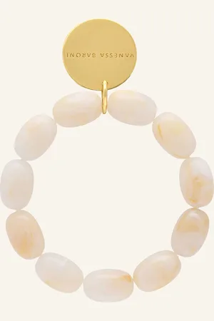 Vanessa Baroni Armband OLIVE FLEX BRACELET PEARL MARBLE by GLAMBOU