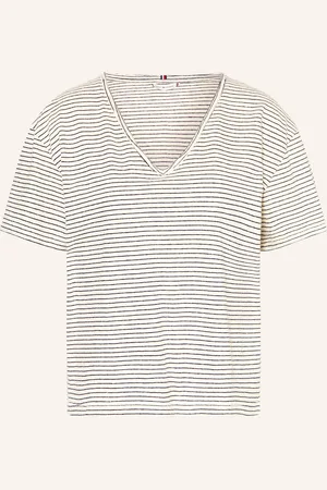 Tommy Hilfiger T-Shirt mit Leinen