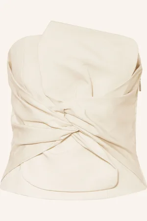 Comma, Off-Shoulder-Top mit Leinen