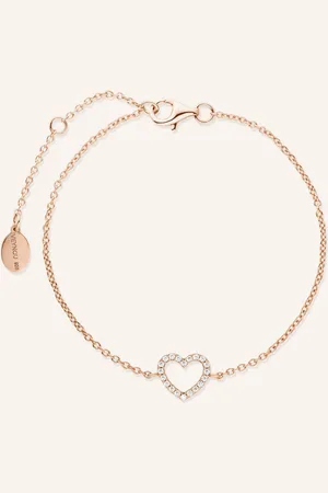 VEYNOU Armband HERZ aus 14 Karat Roségold und Diamanten