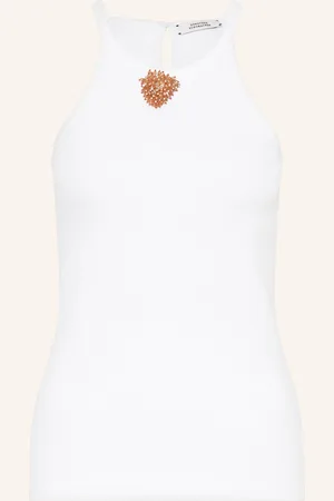Dorothee Schumacher Top RIB ROMANCE mit Schmuckperlen