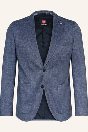 Club of Gents Anzugsakko CG CUBA Slim Fit aus Jersey