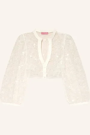 KRÜGER Dirndlbluse aus Spitze