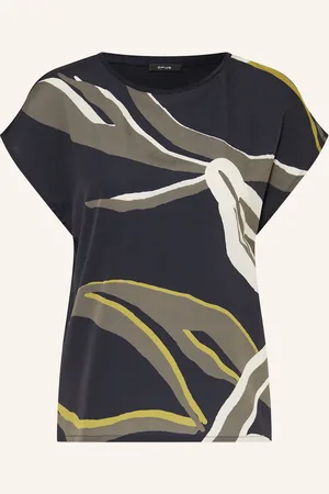 Opus T-Shirt SOPIKA im Materialmix