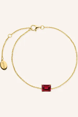 VEYNOU Armband EMBER aus 14 Karat recyceltem Gelbgold und 1,00ct. Lab-Grown Rubin