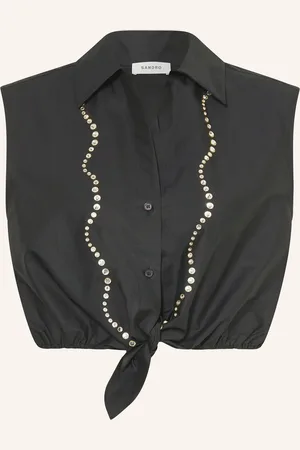 Sandro Bluse mit Schmucksteinen