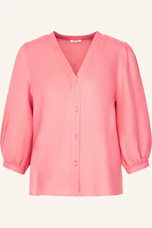 Seidensticker Bluse mit Leinen und 3/4-Arm