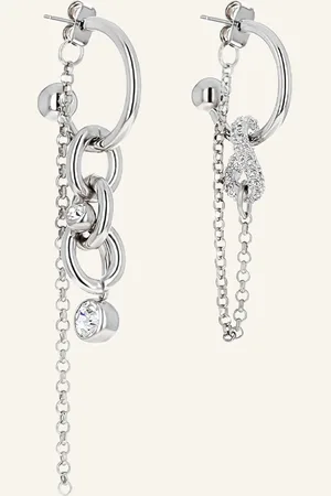 Justine Clenquet Ohrhänger ABEL CRYSTAL by GLAMBOU