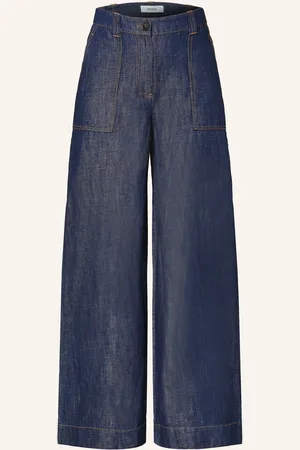 Reiss Wide Leg Jeans ASHBY mit Leinen