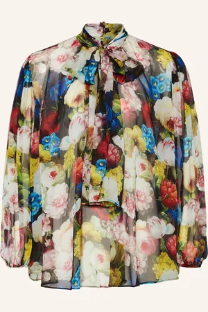 Dolce & Gabbana Seidenbluse mit Schluppe