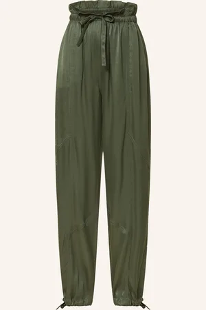 Ganni Paperbag-Hose aus Satin