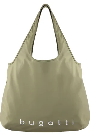 Bugatti Shopper mit auffälligem Schriftzug in