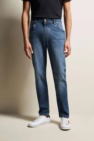 Bugatti Jeanshose im Used-Look in