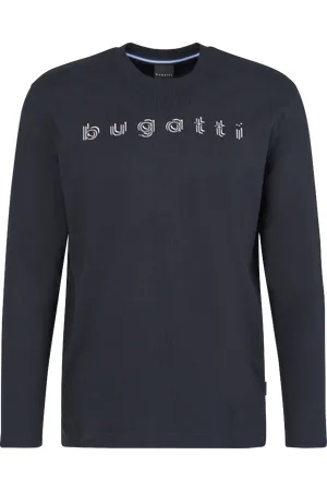 Bugatti Langarmshirt mit -Druck in