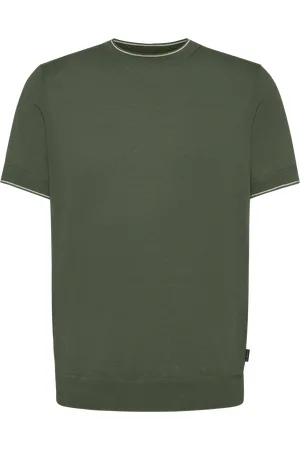 Bugatti T-Shirt mit Kontraststreifen in