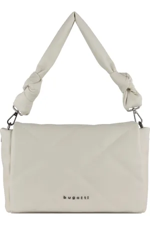 Bugatti Schultertasche mit dezentem Schriftzug in