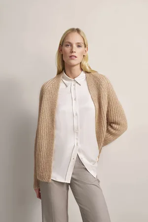 Bugatti Cardigan im Two-tone-Patentstrick in