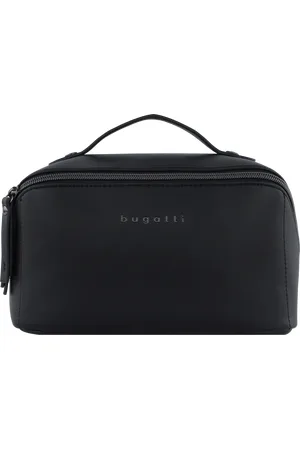 Bugatti Make-Up Tasche aus hochwertigem Kunstleder in