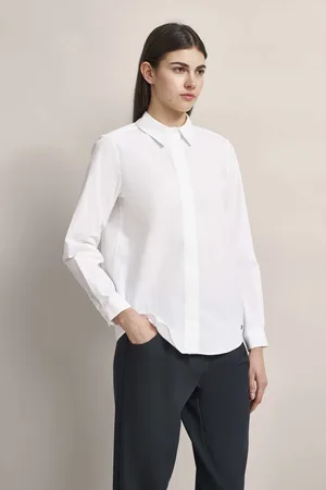 Bugatti Bluse aus elastischer Baumwolle in