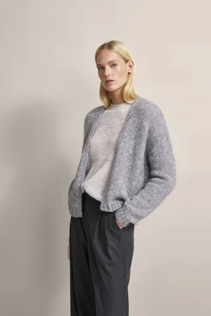 Bugatti Strickjacke aus Alpaka-Wollmischung in