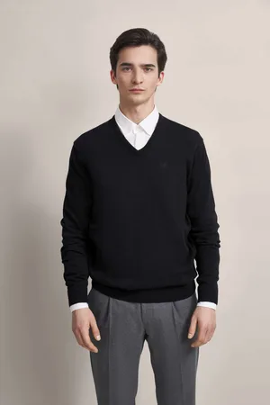 Bugatti Pullover mit komfortablen Schnitt in