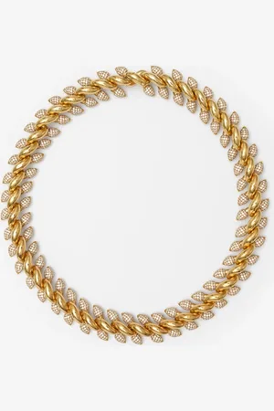 Burberry Kette „Spear" mit Pavé-Fassung