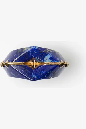 Burberry Ring „Hollow" mit Lapis, Size: 51