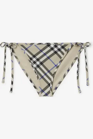 Burberry Bikinihose in Check, Size: XL